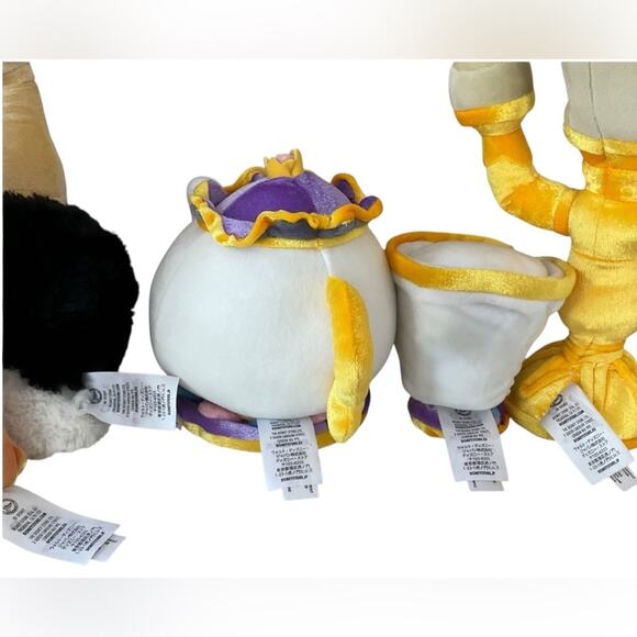 Disney Beauty & the Beast Characters Plush Toys 5 piece Set - Picture 14 of 14